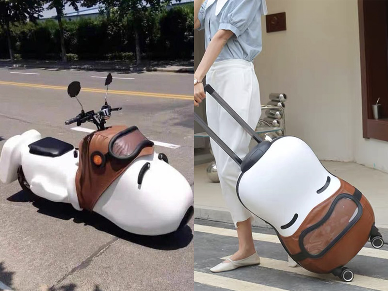 可愛到犯規的 Snoopy 電動車、行李箱,你見過嗎? 可愛到犯規的 Snoopy 電動車、行李箱,你見過嗎?
