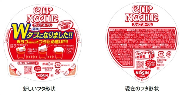 日清杯麵 - 新款貓耳杯蓋造型