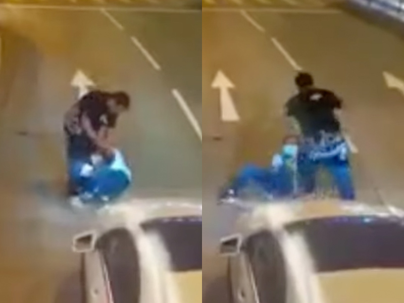 巴士車長被 Benz 司機毆 1 分鐘 巴士車長被 Benz 司機毆 1 分鐘