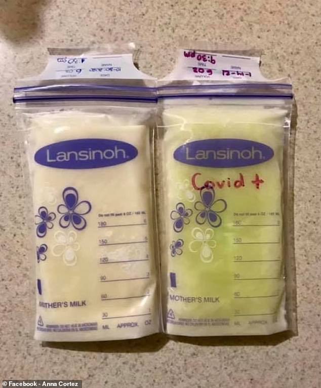 確診後奶白色母乳變螢光綠