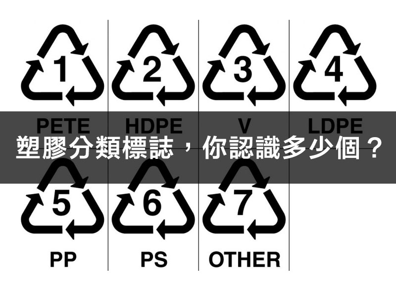 認識塑膠產品上的編號 認識塑膠產品上的編號