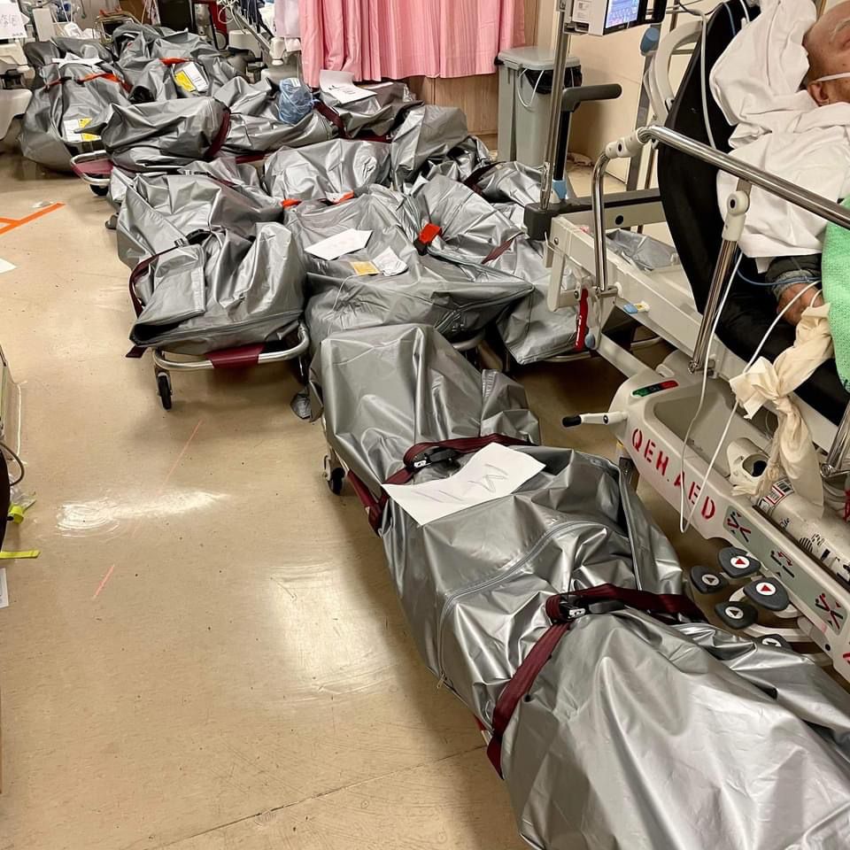 遺體塞滿病房 年老病患與屍同眠
