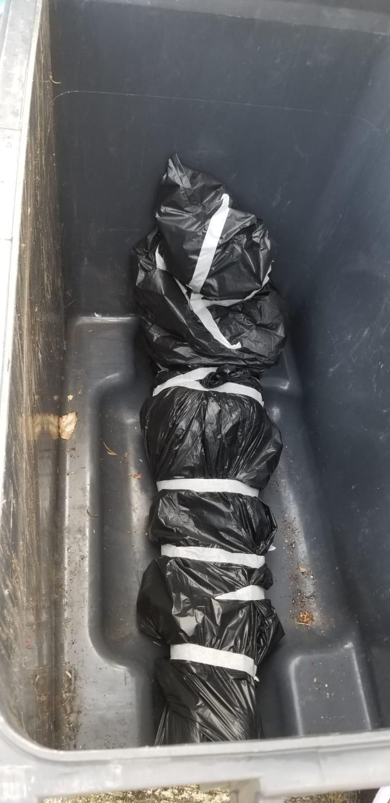 大浪灣懷疑屍體 被棄置垃圾桶內 (影片)