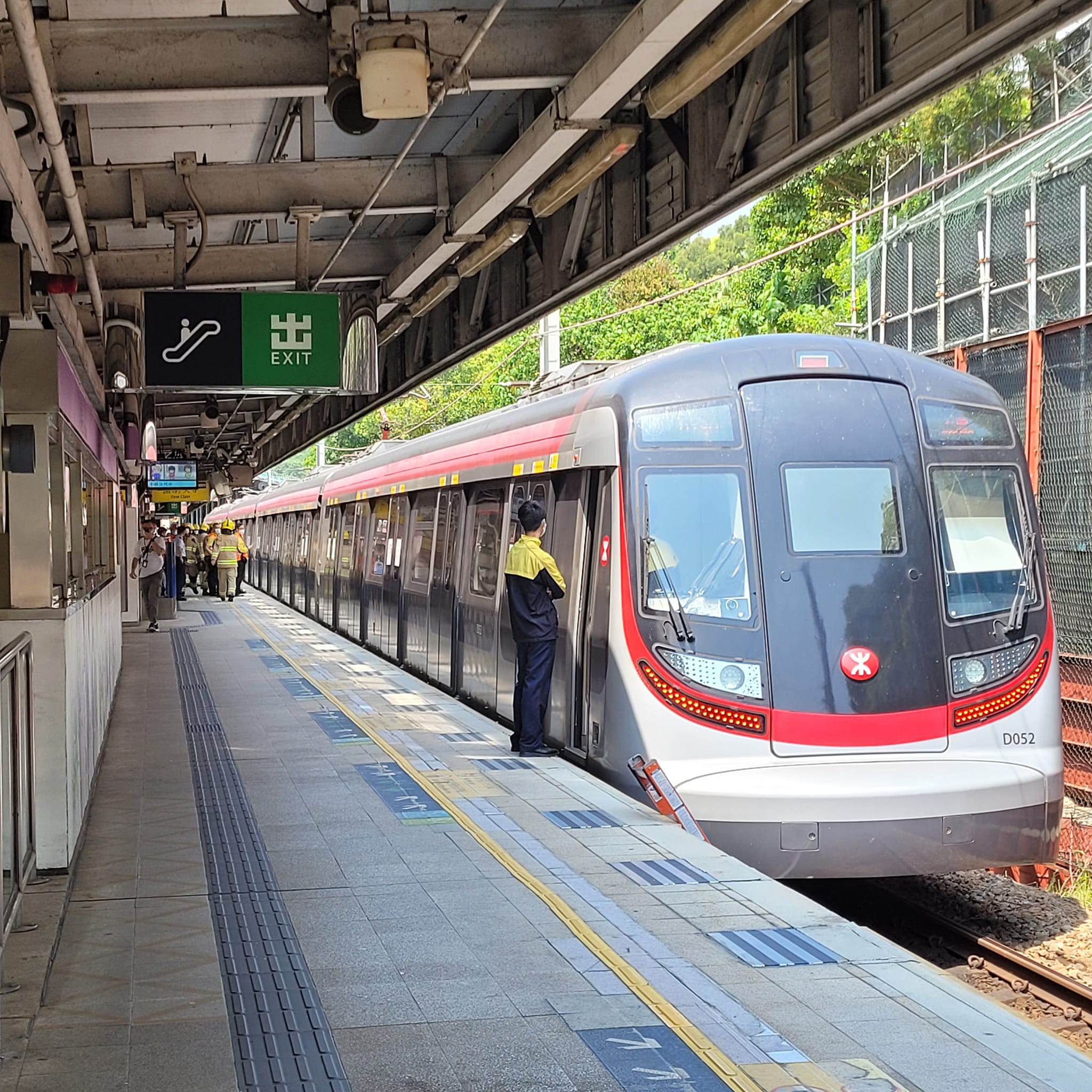 大埔墟火車站有人墮軌