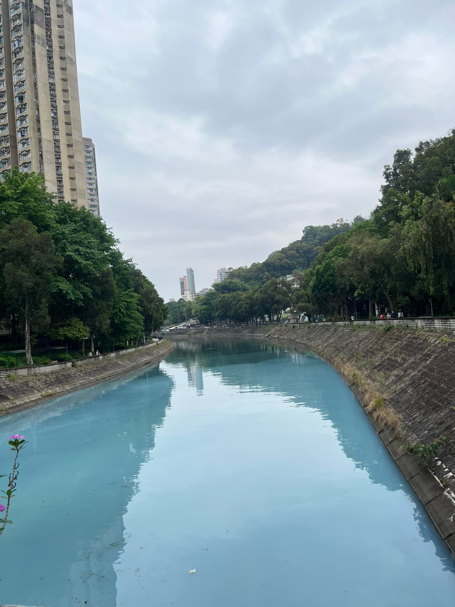 藍色的林村河