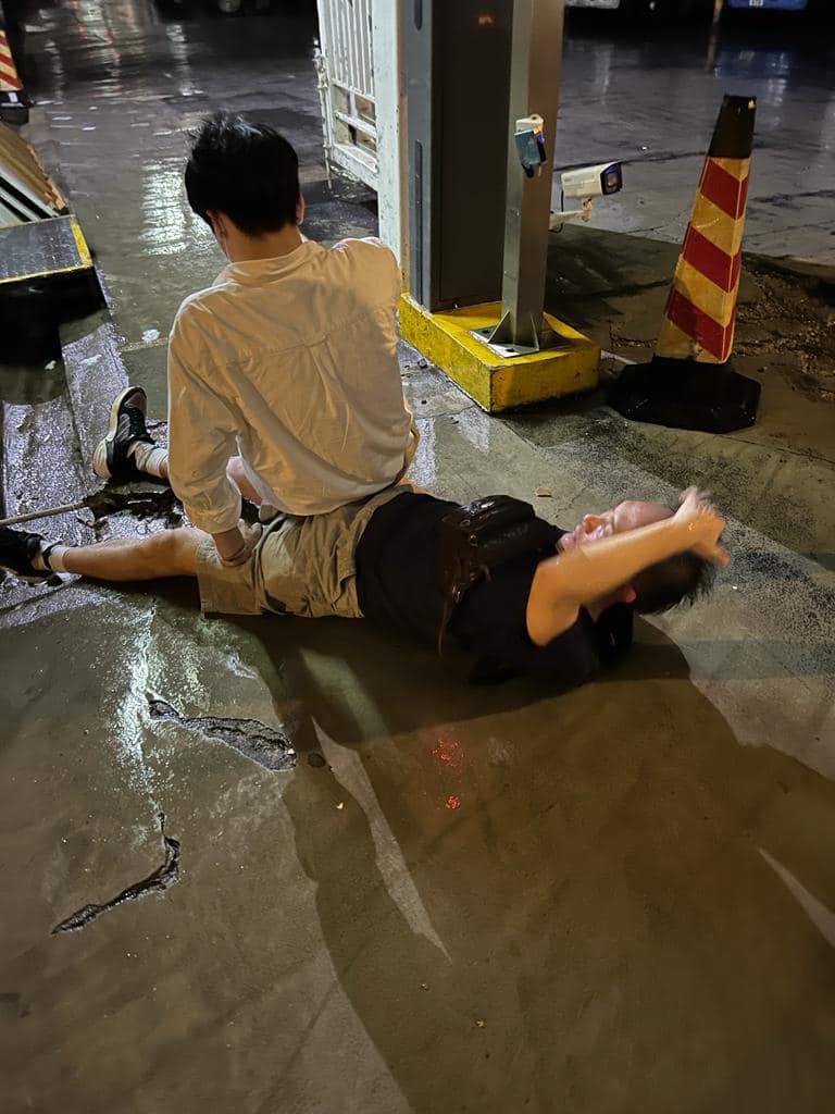 網民分享捉拿 偷電話笨賊經過