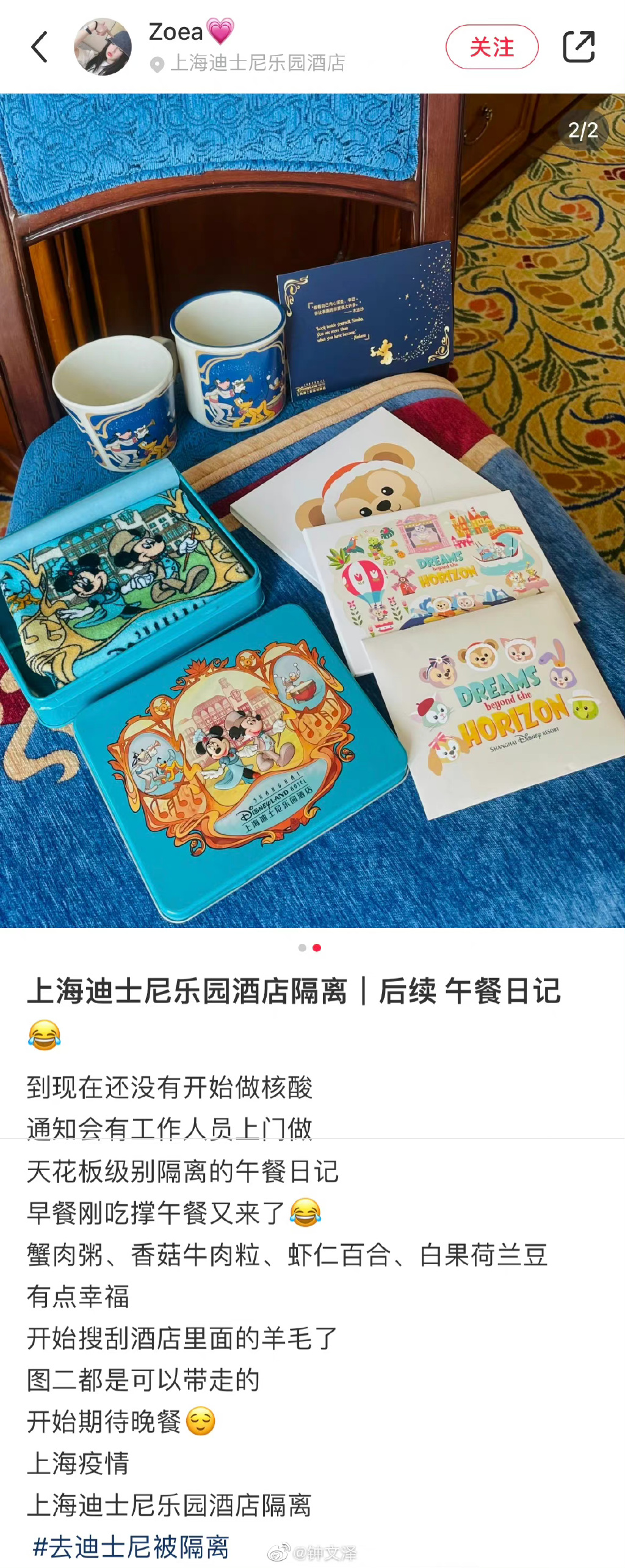 上海迪士尼樂園酒店 突封鎖禁足隔離