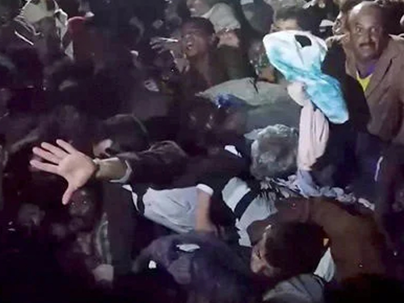 也門人踩人85死322傷 現場畫面曝光