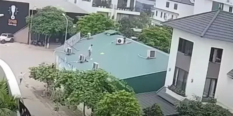 維修冷氣時突然爆炸 工人被炸飛過程曝光