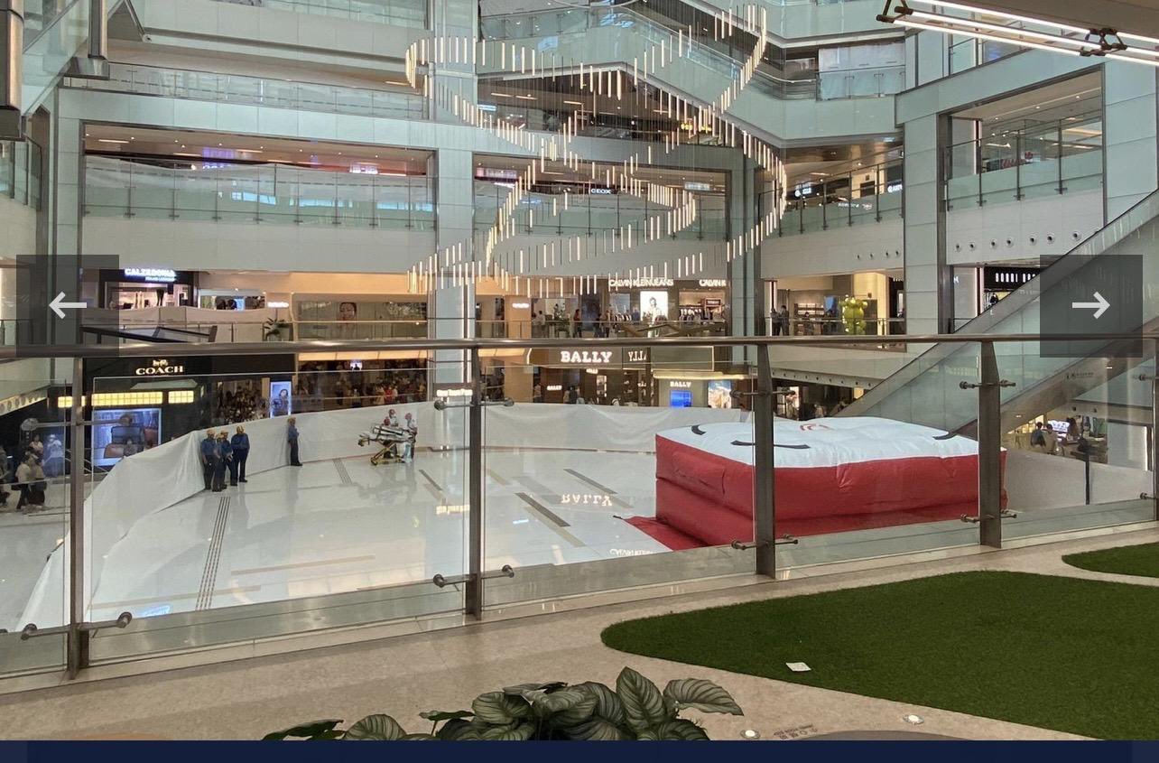 大陸男子危站沙田新城市廣場 7 樓，企圖跳樓