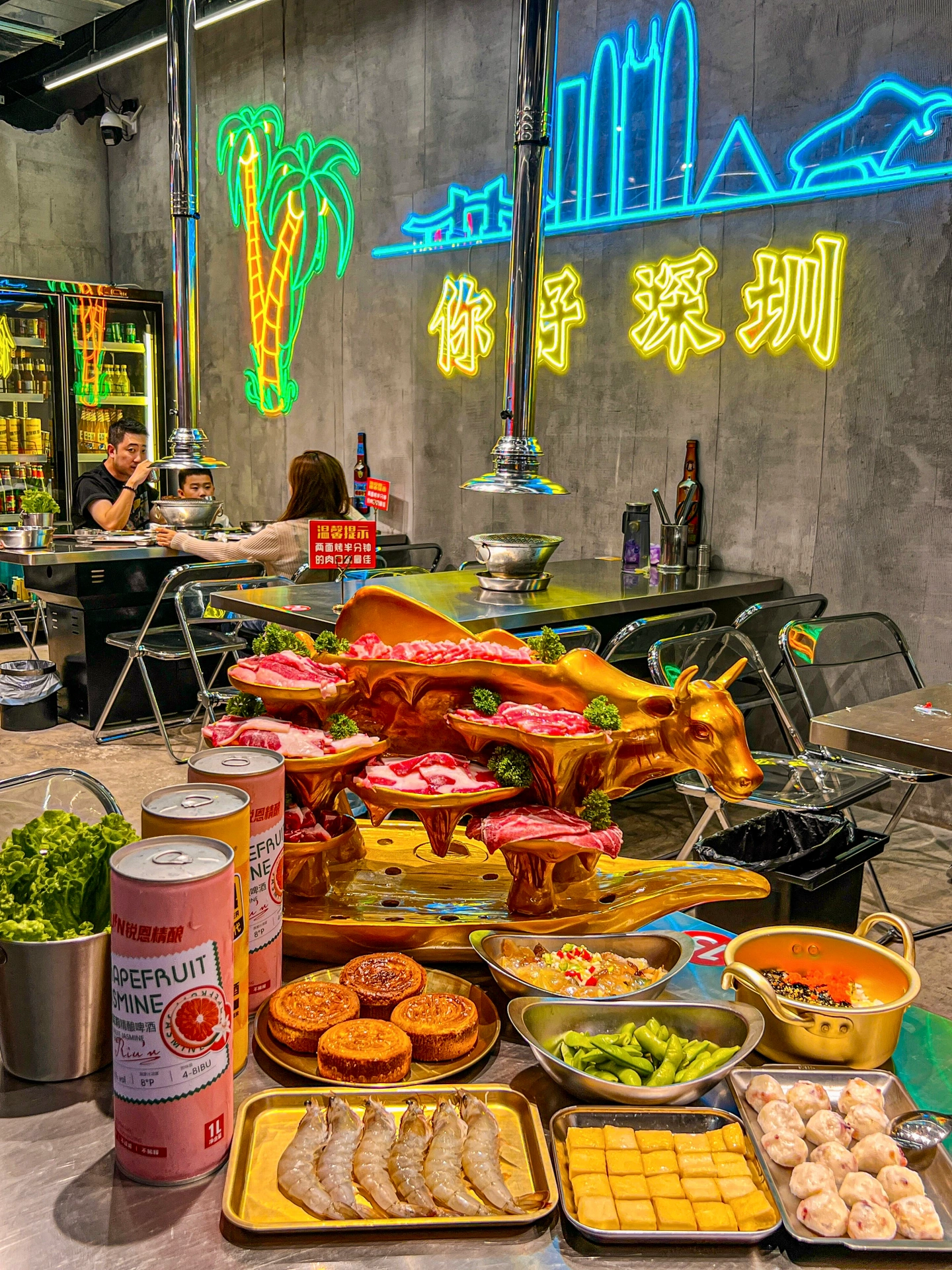 深圳：東北烤全牛宴，一次吃到 7 種不同部位的牛肉