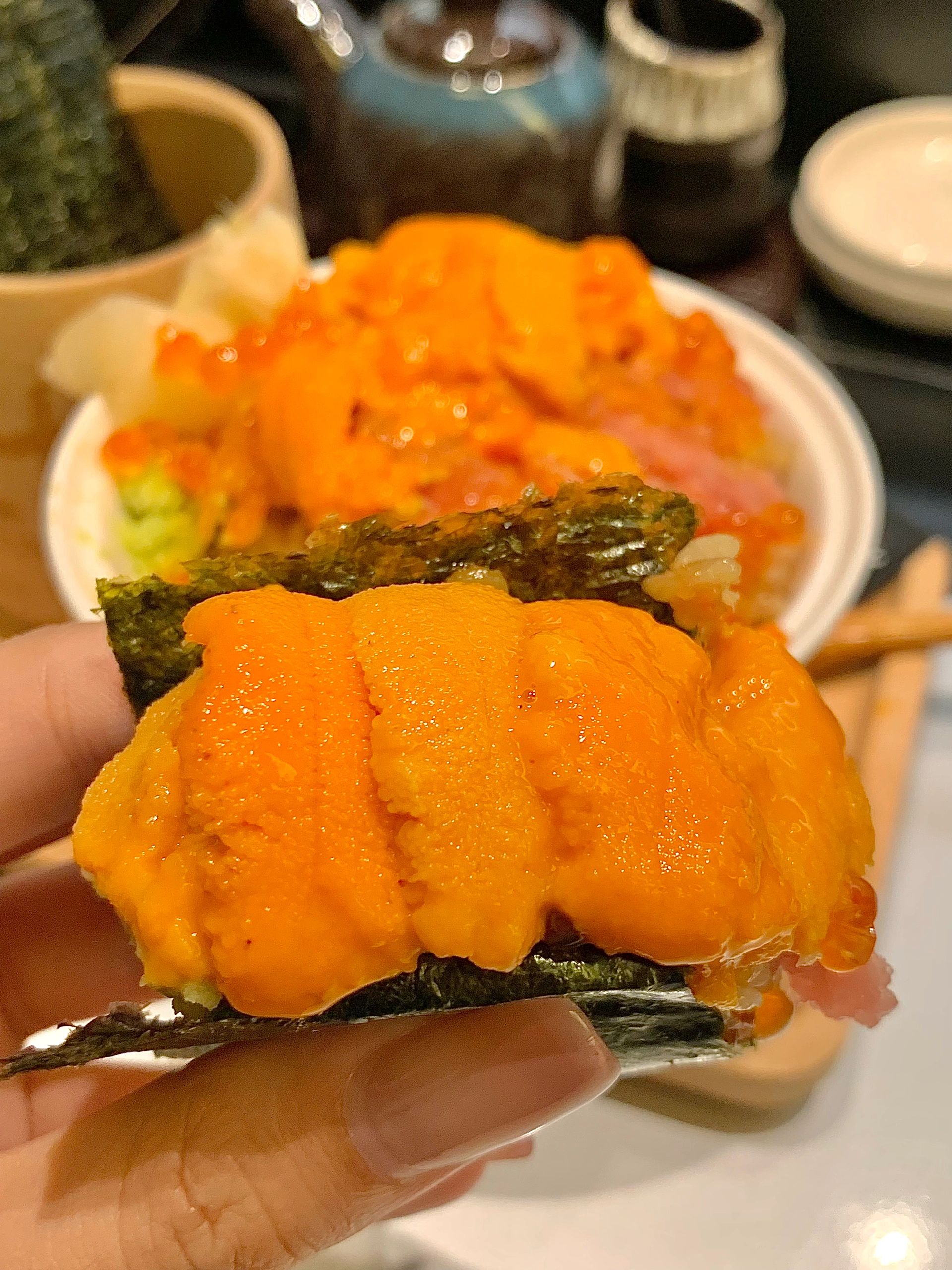 深圳：過關直奔這家海膽千層飯！