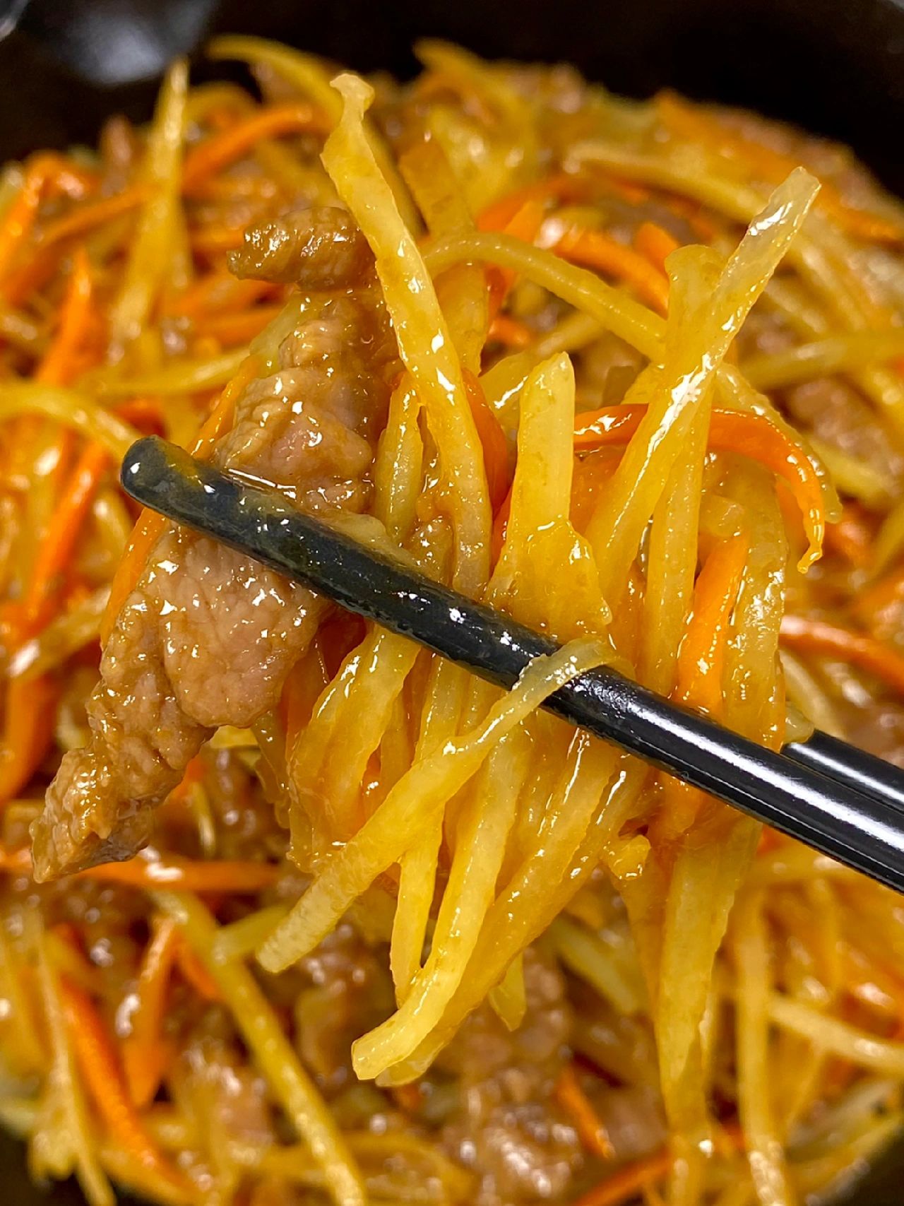 食譜：牛肉炒土豆絲