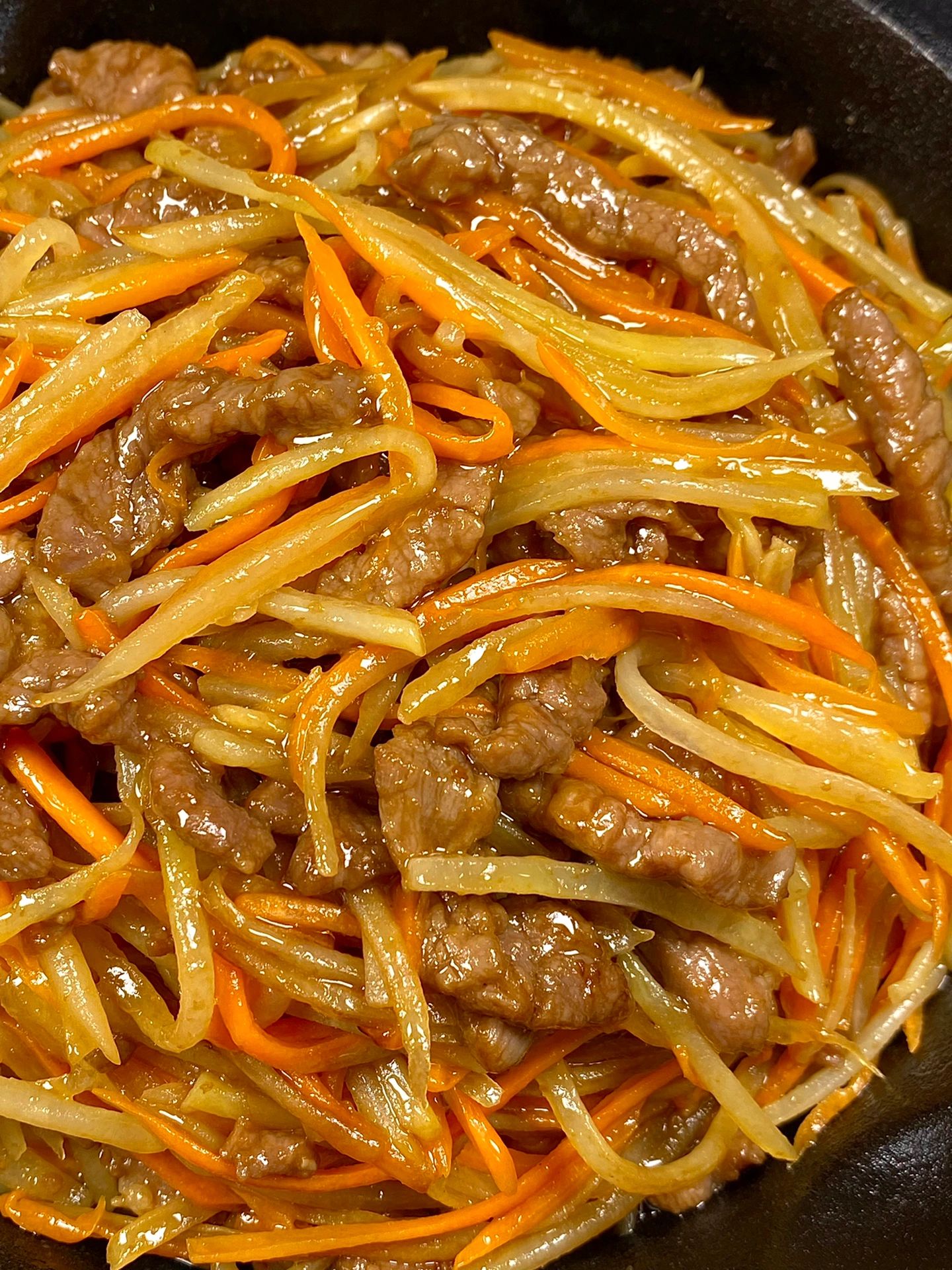 食譜：牛肉炒土豆絲