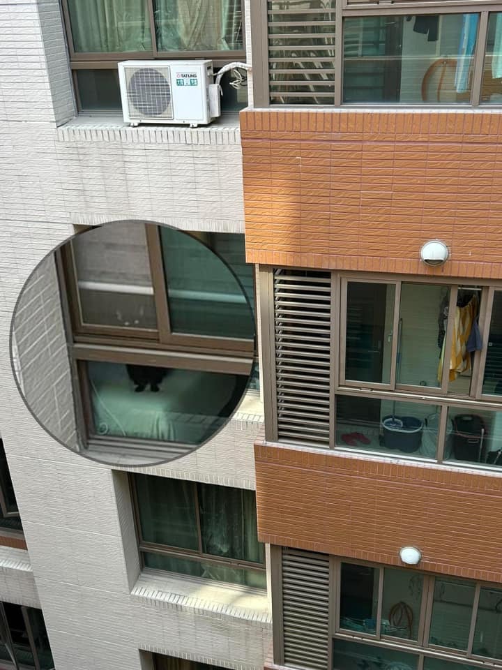 出陽台曬衣感覺一陣涼意，原來鄰居一直在偷看 (照片曝光)