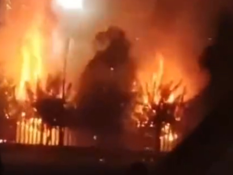 慶祝高考佳績放煙花，怎料把學校也燒了