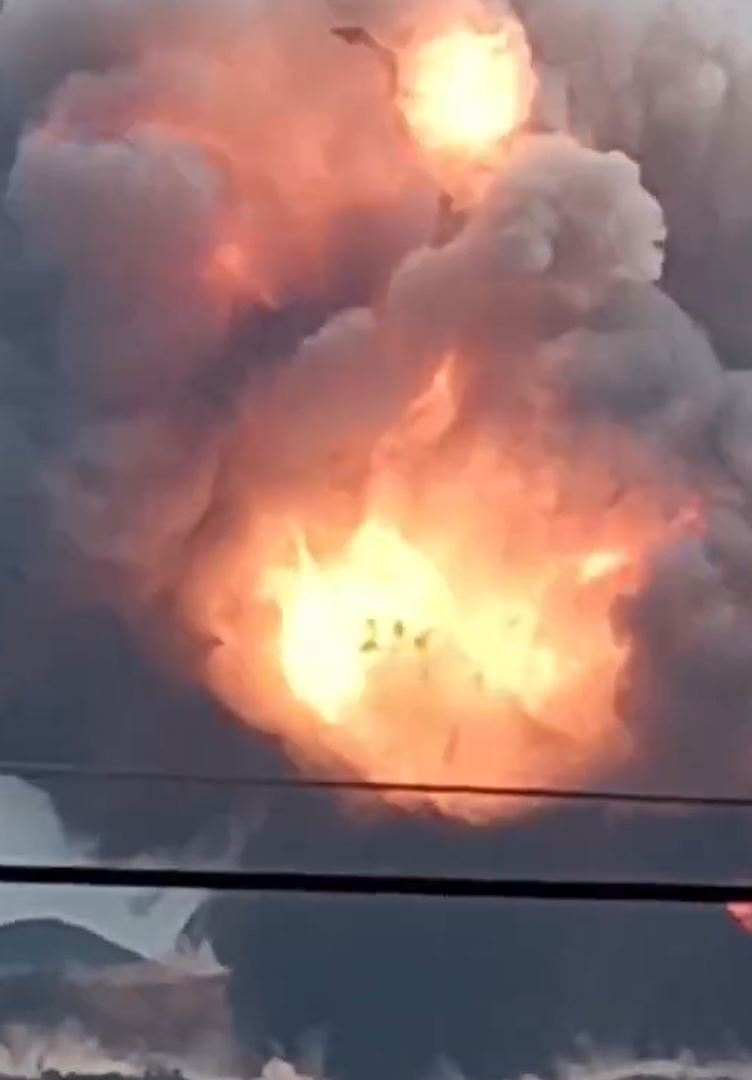 震撼！河南火箭試飛失敗爆炸 (有片)