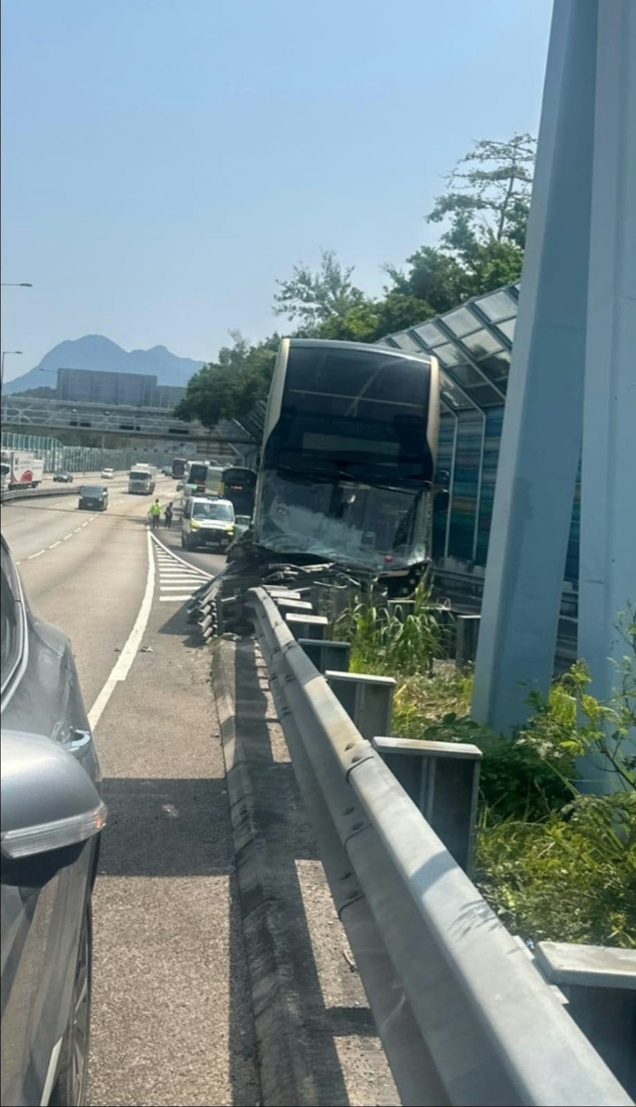 吐露港九巴嚴重交通意外