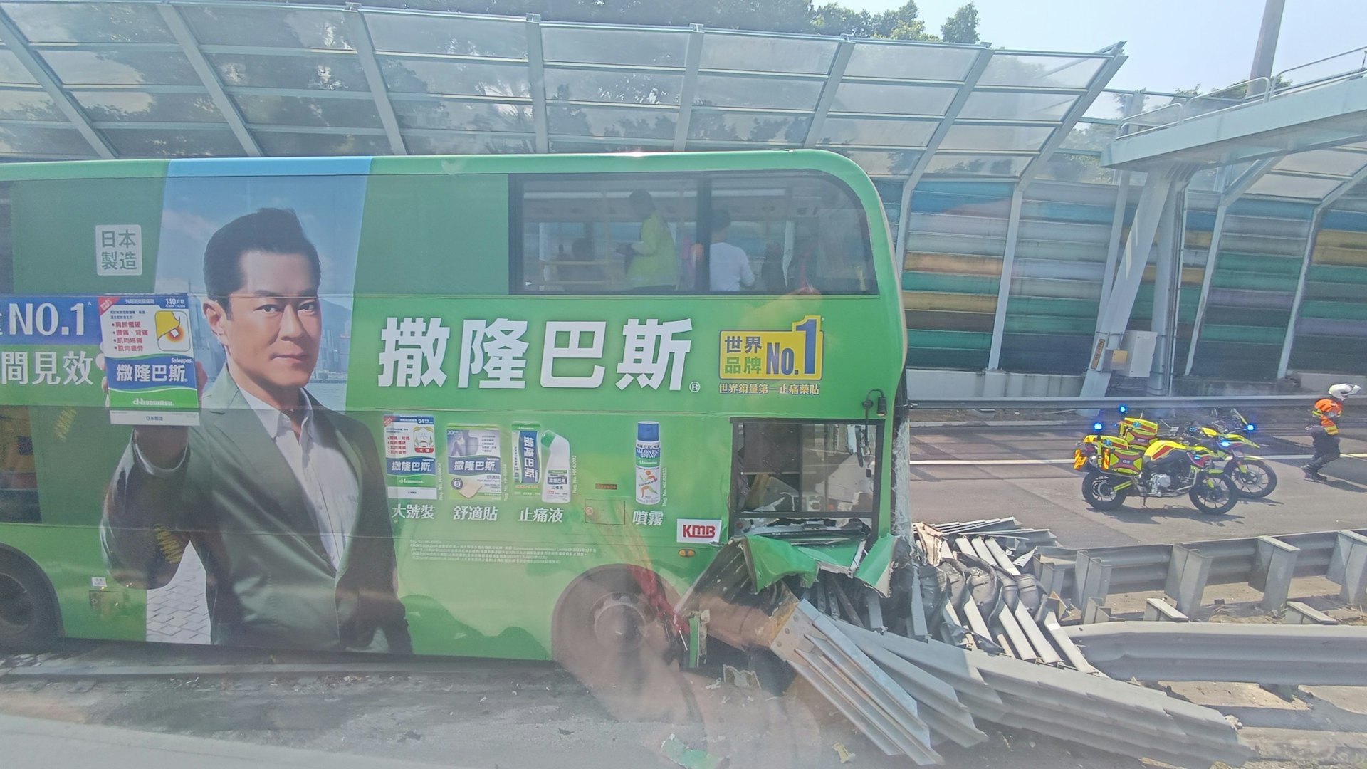 吐露港九巴嚴重交通意外