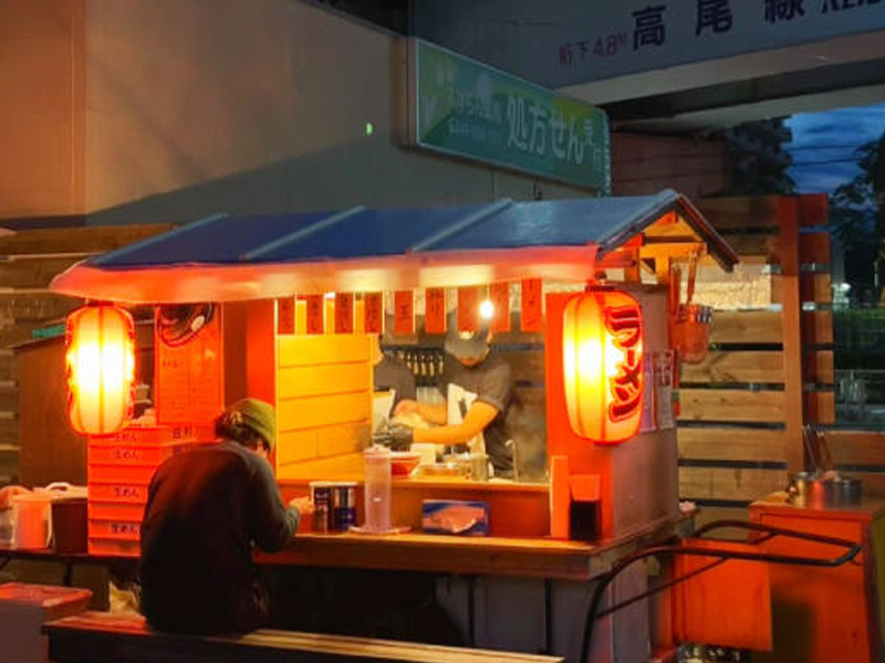 日本為數不多的街頭拉麵攤