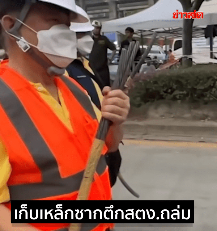 曼谷大樓全倒塌，13 鋼筋未達標