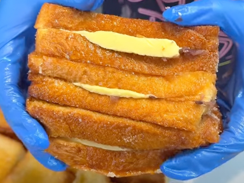 福岡必嚐的「罪惡」紅豆黃油吐司