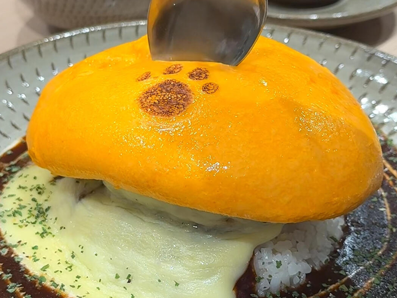 東京澀谷鐵板漢堡排蛋包飯