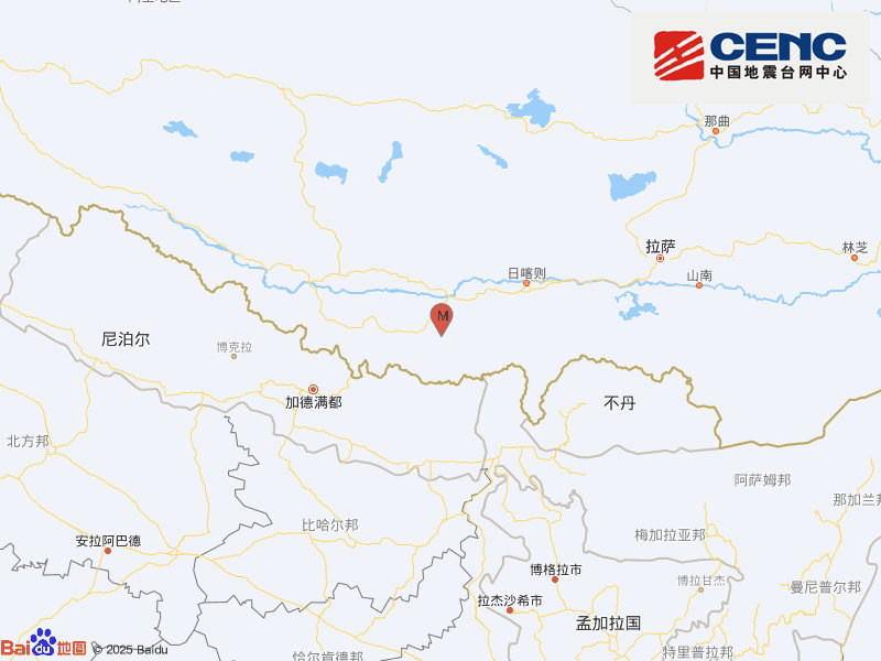 ​​西藏 6 小時內兩次地震