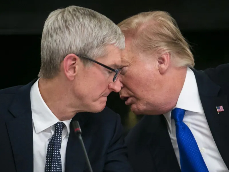 特朗普威脅對蘋果徵收 25% 關稅